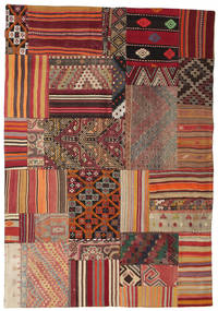 161X230 Kelim Patchwork Teppich Moderner (Wolle, Türkei) Carpetvista