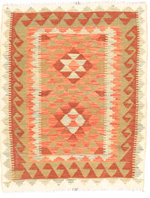  97X119 Small Kilim Afghan Old Style Rug Wool, Carpetvista