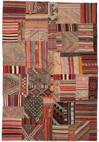 Kilim Patchwork Rug 204X302 Wool, Turkey Carpetvista