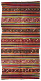  Orientalischer Kelim Halbantik Türkei Teppich 177X355 Rot/Dunkelrot Wolle, Türkei Carpetvista