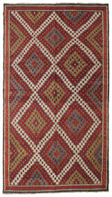  197X352 Kilim Semi Antique Turkish Rug Wool, Carpetvista