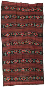 145X270 Kelim Vintage Türkei Teppich Orientalischer Braun/Rot (Wolle, Türkei) Carpetvista