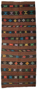 145X363 Kilim Vintage Turkish Rug Oriental Runner
 Brown/Dark Grey (Wool, Turkey) Carpetvista