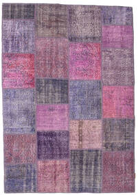  160X230 Patchwork Teppich Wolle, Carpetvista