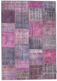  160X230 Patchwork Rug Wool, Carpetvista