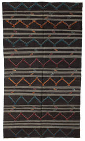 絨毯 オリエンタル キリム ヴィンテージ トルコ 201X351 ダークレッド/茶色 (ウール, トルコ)