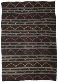 248X357 絨毯 オリエンタル キリム セミアンティーク トルコ 茶色/グレー (ウール, トルコ) Carpetvista