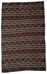 絨毯 キリム セミアンティーク トルコ 228X354 ダークレッド/茶色 (ウール, トルコ)
