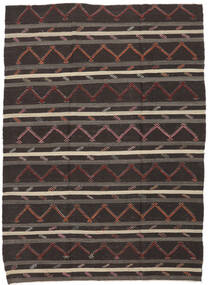 絨毯 キリム ヴィンテージ トルコ 232X337 ブラック/茶色 (ウール, トルコ)