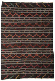  253X365 Large Kilim Semi Antique Turkish Rug Wool, Carpetvista