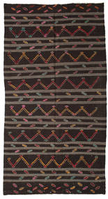  194X364 キリム セミアンティーク トルコ 絨毯 ウール, Carpetvista