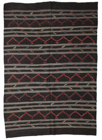  240X355 Large Kilim Semi Antique Turkish Rug Wool, Carpetvista