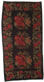  180X347 Rose Kelim Moldavia Rug Wool, Carpetvista