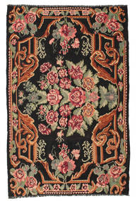  185X285 Rose Kelim Moldavia Rug Wool, Carpetvista
