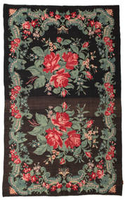  Kilim Rose Moldavia Tappeto 192X307 Di Lana Marrone/Verde Carpetvista