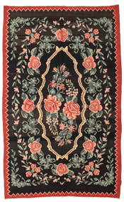  Oriental Rose Kelim Moldavia Rug 166X268 Brown/Red Wool, Moldova Carpetvista