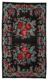  Rose Kelim Moldavia Rug 185X314 Wool Black/Dark Red 