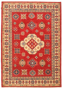  186X264 Kazak Fine Teppich Wolle, Carpetvista