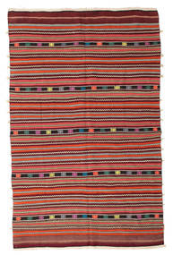 絨毯 オリエンタル キリム セミアンティーク トルコ 161X252 レッド/ダークレッド (ウール, トルコ)