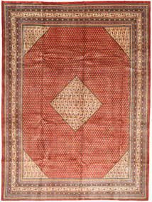  Orientalischer Sarough Mir Teppich 293X390 Rot/Beige Großer Wolle, Persien/Iran Carpetvista
