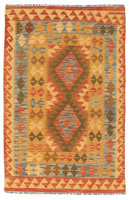  97X148 Small Kilim Afghan Old Style Rug Wool, Carpetvista