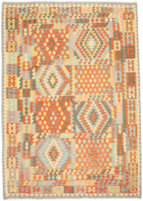 Tapis D'orient Kilim Afghan Old Style 205X295 (Laine, Afghanistan)