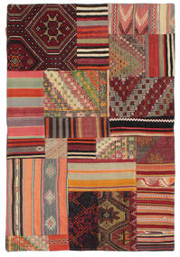 120X180 Kelim Patchwork Teppich Moderner (Wolle, Türkei) Carpetvista