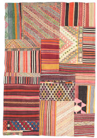 122X180 Tapete Kilim Patchwork Moderno (Lã, Turquia) Carpetvista