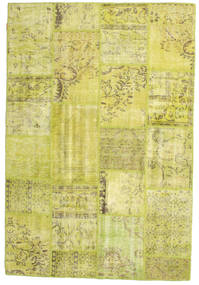 157X233 Koberec Patchwork Moderní Zelená/Žlutá (Vlna, Turecko) Carpetvista