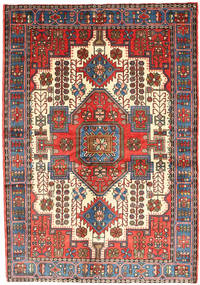 Nahavand Teppich 140X200 Wolle, Persien/Iran Carpetvista