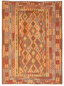  Kilim Afghan Old Style Rug 247X342 Wool Large Carpetvista