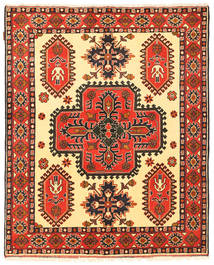 150X184 Tappeto Kazak Fine Orientale Marrone/Rosso (Lana, Pakistan) Carpetvista