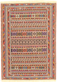  103X143 Afshar/Sirjan Kilim Rug Persia/Iran Carpetvista