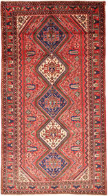 Tappeto Ghashghai Fine 157X300 Rosso/Rosso Scuro (Lana, Persia/Iran)