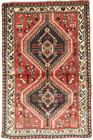 Tappeto Orientale Ghashghai Fine 97X150 Marrone/Beige (Lana, Persia/Iran)