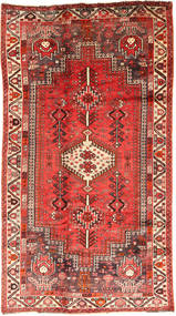 135X245 Ghashghai Fine Tæppe Orientalsk Rød/Brun (Uld, Persien/Iran) Carpetvista