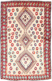  120X188 Medallion Small Qashqai Fine Rug Wool, Carpetvista