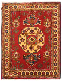 155X198 Kazak Fine Teppe Orientalsk Rød/Brun (Ull, Pakistan) Carpetvista