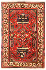  Kazak Fine Tapete 117X186 Lã Pequeno Carpetvista