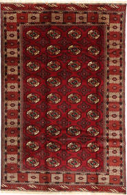  Itämainen Turkaman Matot Matto 187X290 Tummanpunainen/Punainen Villa, Persia/Iran Carpetvista