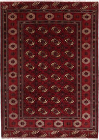 러그 오리엔탈 Turkaman 208X287 다크 레드/빨간색 (울, 페르시아/이란)