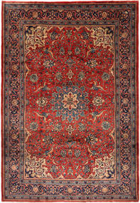  214X309 Mahal Vloerkleed Rood/Donkerrood Perzië/Iran Carpetvista