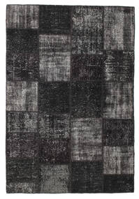 158X232 Patchwork Rug Modern Dark Grey/Grey (Wool, Turkey) Carpetvista