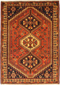  124X173 Medallion Small Qashqai Fine Rug Wool, Carpetvista