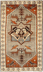 Tappeto Ghashghai Fine 144X238 Beige/Marrone (Lana, Persia/Iran)