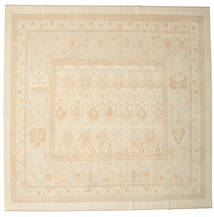 絨毯 オリエンタル ウサク 380X388 正方形 ベージュ 大きな (ウール, トルコ)