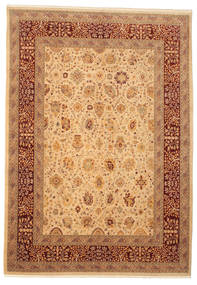 275X390 絨毯 オリエンタル ウサク ベージュ/茶色 大きな (ウール, トルコ) Carpetvista