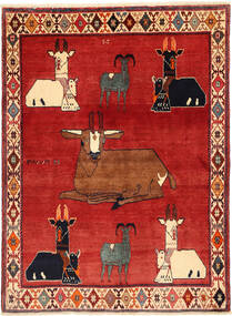  Orientalischer Ghashghai Fine Teppich 110X155 Wolle, Persien/Iran Carpetvista