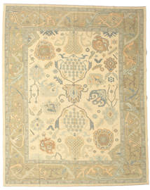 270X337 Usak Teppich Orientalischer Beige/Orange Großer (Wolle, Türkei) Carpetvista