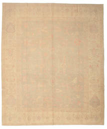  Orientalischer Usak Teppich 276X328 Beige Großer Wolle, Türkei Carpetvista